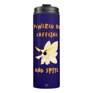 Bouteilles Isothermes Tasse Impériale Papillon de Caféine et de Rancune