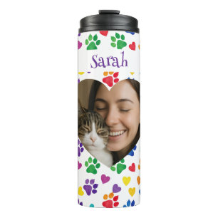 Bouteilles Isothermes Tasse personnalisée pour amateur de chats – Photo 