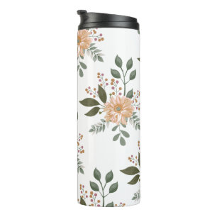 Bouteilles Isothermes Tasse Thermique à Motif Floral
