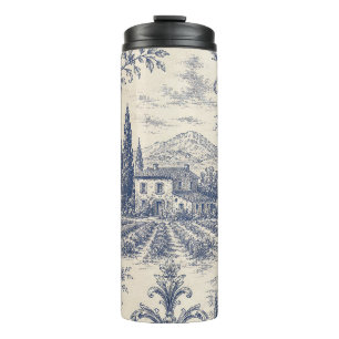 Bouteilles Isothermes tasse thermique à motif lavande vintage
