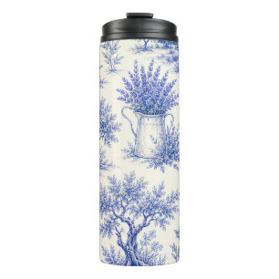Bouteilles Isothermes tasse thermique à motif lavande vintage 