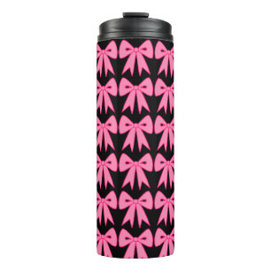 Bouteilles Isothermes Tasse thermique à ruban rose