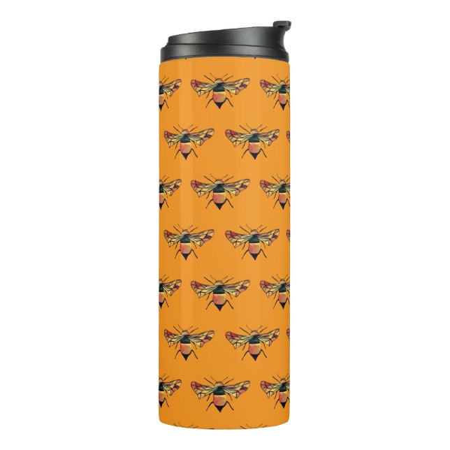 Bouteilles Isothermes Tasse Thermique Abeille Flasque (Tourné sur la gauche)