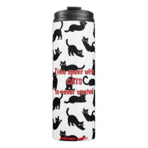 Tasse Thermique Chat Noir