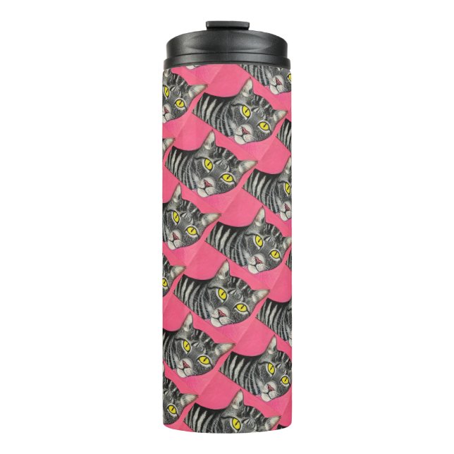 Bouteilles Isothermes Tasse Thermique Chat Tigre (Devant)