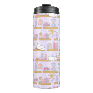 Bouteilles Isothermes Tasse thermique Chats à la bibliothèque Rose Fémin