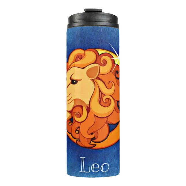 Bouteilles Isothermes Tasse thermique d'astrologie rétro Léo (Devant)