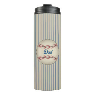 Bouteilles Isothermes Tasse thermique de baseball rétro pour papa