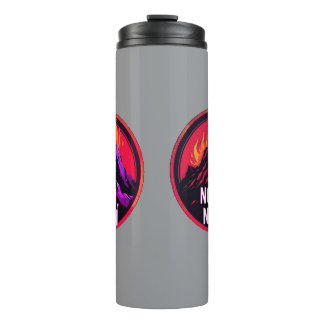 Bouteilles Isothermes Tasse Thermique de Travail Montagne Ardente 'No Pa