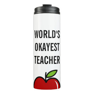 Bouteilles Isothermes Tasse thermique de voyage Prof au monde Moyen