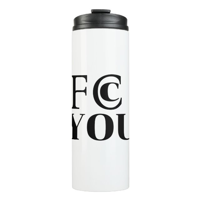Bouteilles Isothermes Tasse thermique FCC YOU (Devant)