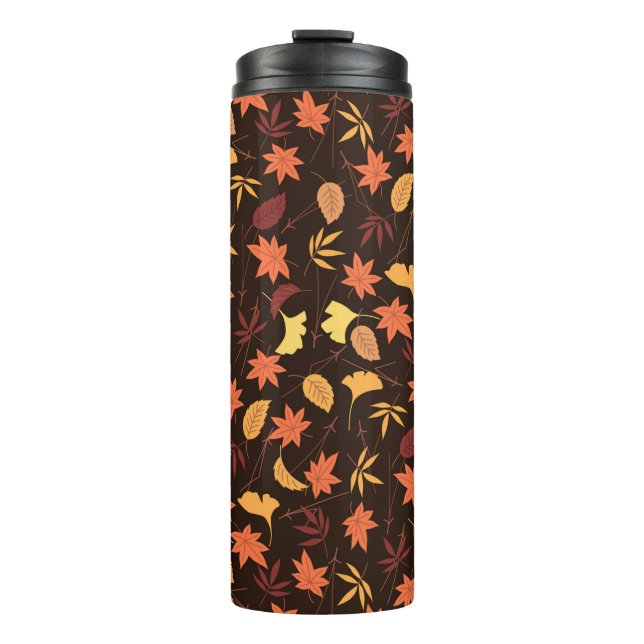 Bouteilles Isothermes Tasse Thermique Feuilles d'Automne (Devant)