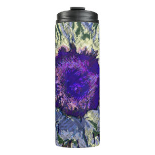 Bouteilles Isothermes Tasse Thermique Fleur Violette