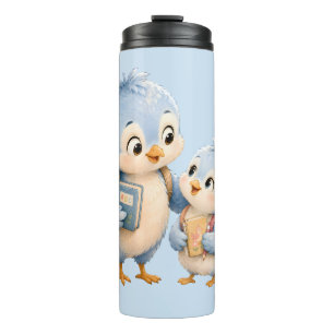 Bouteilles Isothermes Tasse Thermique Frères et Soeurs Oiseaux Bleus Mig