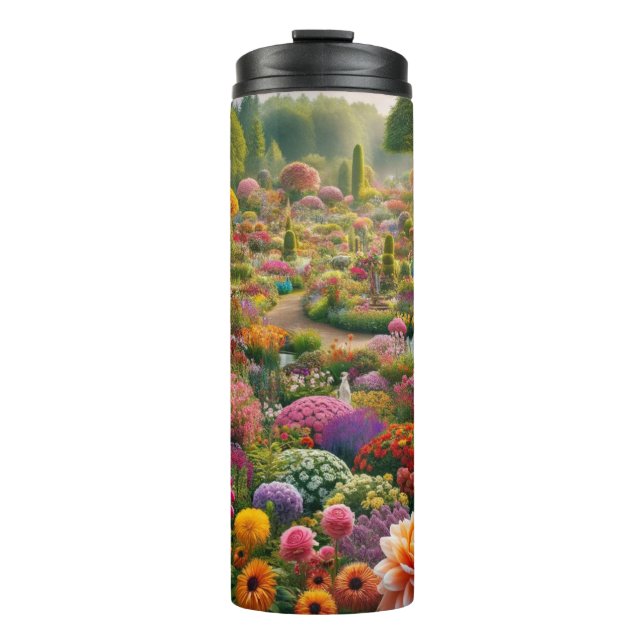 Bouteilles Isothermes Tasse Thermique Jardin De Fleurs Fantastique (Devant)
