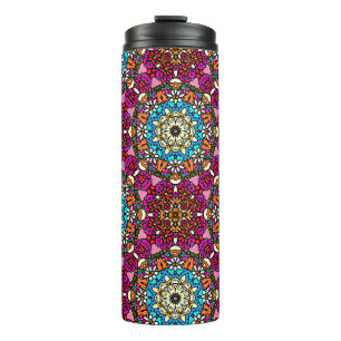 Bouteilles Isothermes Tasse Thermique Jardin Groovy Flower Power