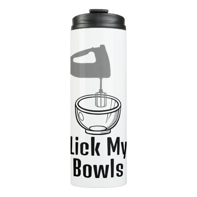 Bouteilles Isothermes Tasse Thermique Lick My Bowls (Devant)