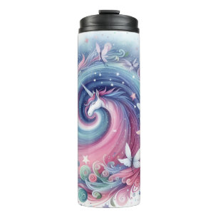 Bouteilles Isothermes Tasse Thermique Licorne Et Papillon Fantaisiste Mi