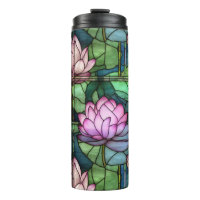 Tasse Thermique Lotus Vitrail