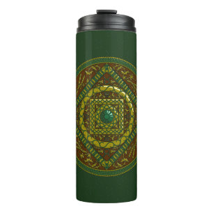 Bouteilles Isothermes Tasse Thermique Mandala Taureau