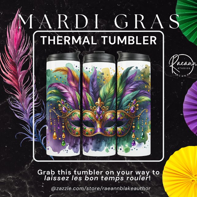 Bouteilles Isothermes Tasse Thermique Mardi Gras (Créateur téléchargé)