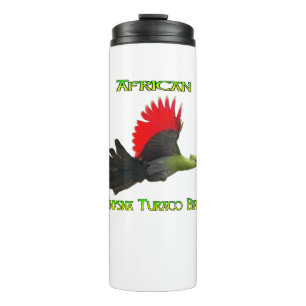 Bouteilles Isothermes Tasse Thermique Oiseau Turaco Knysna Africain