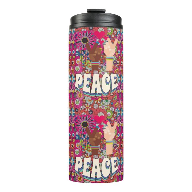 Bouteilles Isothermes Tasse thermique Peace (Devant)
