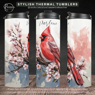 Bouteilles Isothermes Tasse Thermique Personnalisée avec Cardinal et Fle