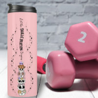Tasse thermique personnalisée Halloween crâne mign