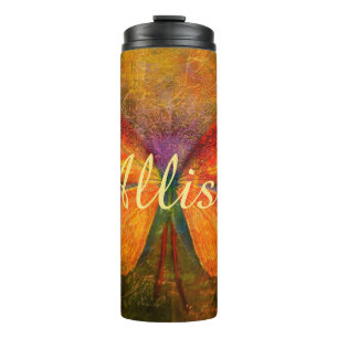 Bouteilles Isothermes Tasse thermique personnalisée papillon élégant