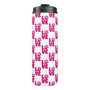 Bouteilles Isothermes Tasse Thermique pour Amoureux des Animaux Mignons 