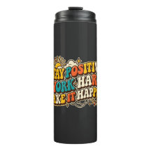 Tasse Thermique Rétro Stay Positive