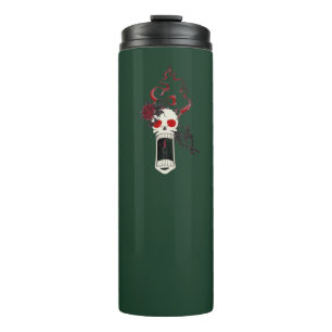 Bouteilles Isothermes Tasse Thermique Rose Gothique Bougie Crâne Hurleur