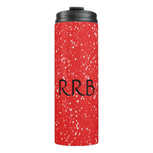 Bouteilles Isothermes Tasse thermique rouge personnalisée