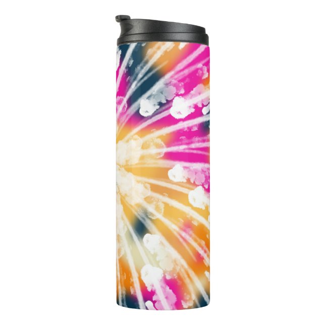 Bouteilles Isothermes Tasse Thermique Tie Dye (Tourné sur la droite)