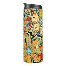 Bouteilles Isothermes Tasses thermiques à motif floral