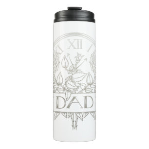 Bouteilles Isothermes Tatouage de papa de style vintage