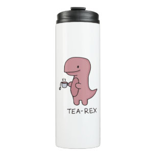 Bouteilles Isothermes Tea-Rex, Dinosaure mignon, Drôle T-rex