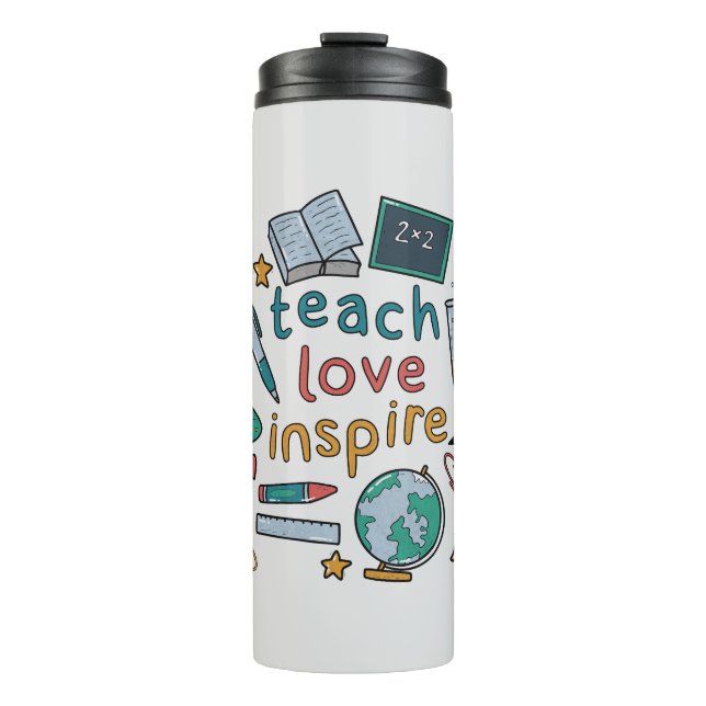 Bouteilles Isothermes Teach Love Inspire (Devant)