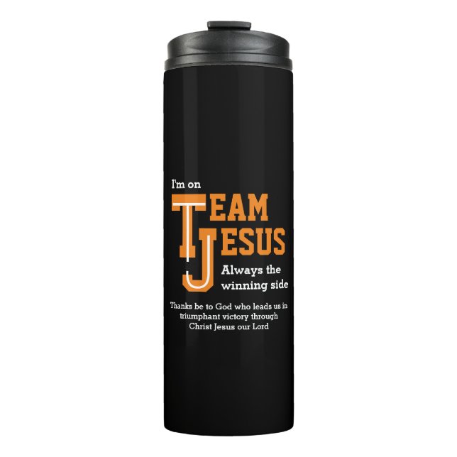 Bouteilles Isothermes TEAM JESUS Christian Monogram (Devant)