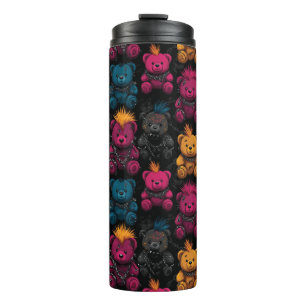 Bouteilles Isothermes Teddies Motifs rebelles Punk Rock sans voile