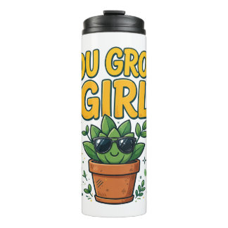 Bouteilles Isothermes Tee-shirt avec un jeu de mots sur les plantes Sass