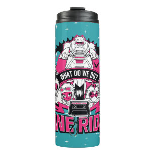 Bouteilles Isothermes Teen Titans Go!   "We Ride" Retro Moto Graphic