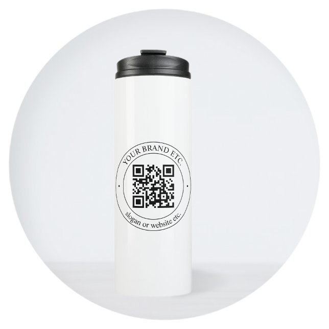 Bouteilles Isothermes Téléchargez votre propre code QR et votre texte pe (Créateur téléchargé)
