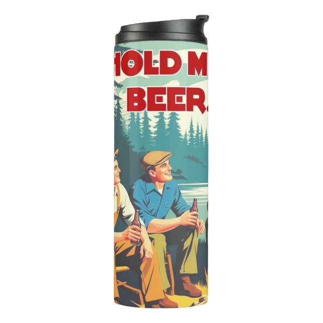 Bouteilles Isothermes Tenez Mon Camping De Bières (Tourné sur la gauche)