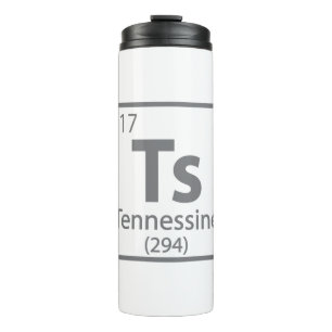 Bouteilles Isothermes Tennessine - Tennessee Science Table Périodique