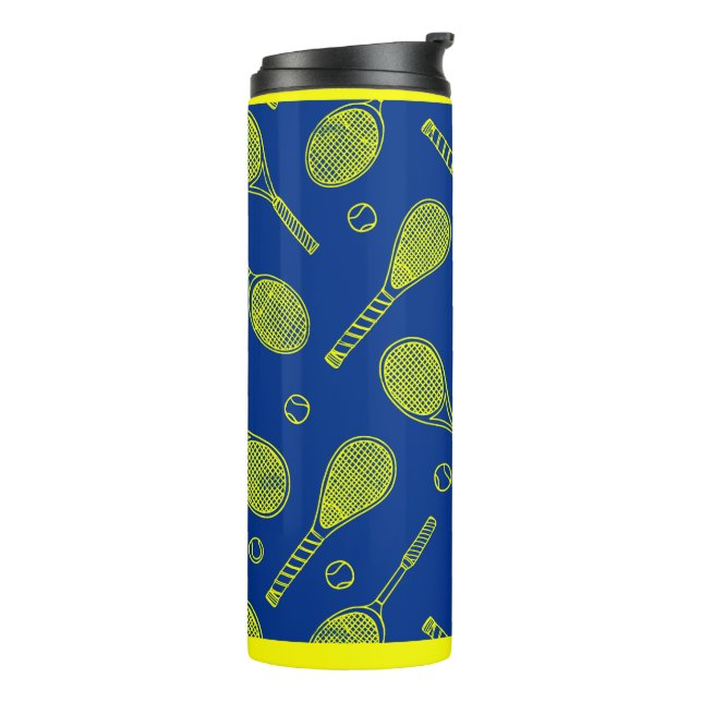 Bouteilles Isothermes Tennis Sports Design Tumbler (Tourné sur la gauche)