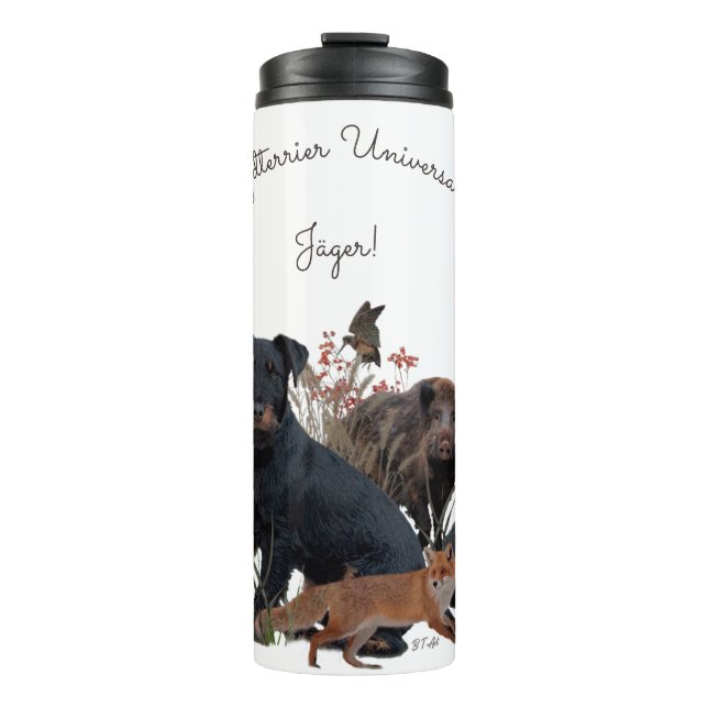 Bouteilles Isothermes Terrier de chasse allemand (Jagdterrier) (Devant)