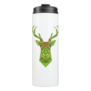 Bouteilles Isothermes Tête de cerf géométrique Camo