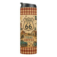 Texas Route 66 Tasse de café pour road trip